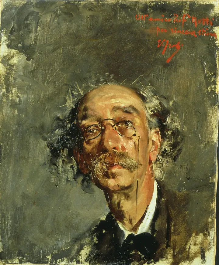 Vincenzo Irolli, Ritratto del pittore Francesco Netti